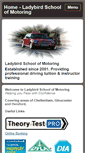 Mobile Screenshot of driveladybird.co.uk